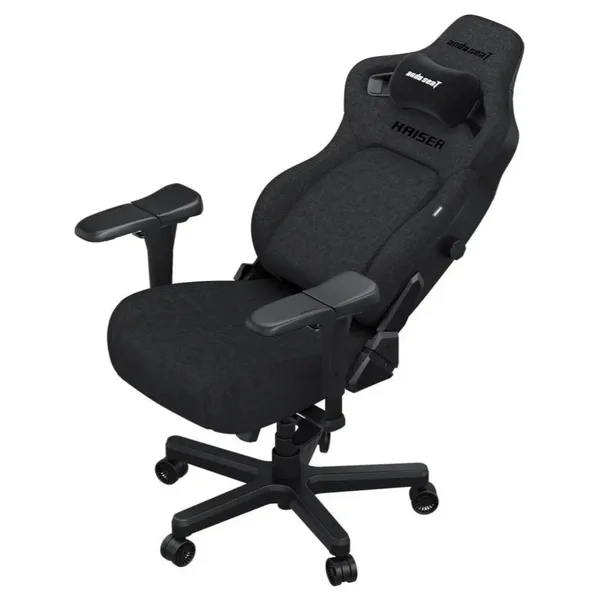 AndaSeat Kaiser 4 V2 L Ergonomic Gaming Chair with 6D Armrest – Dark Grey Fabric