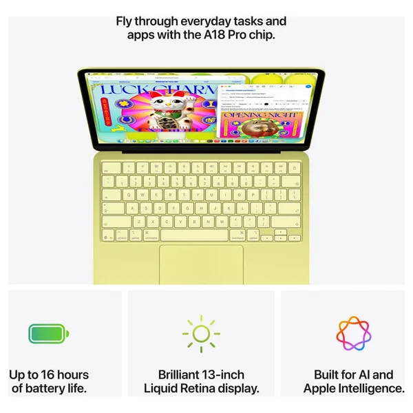 Apple MacBook Neo 13 Inch MHFG4 A18 Pro 8GB RAM 512GB SSD Indigo Laptop