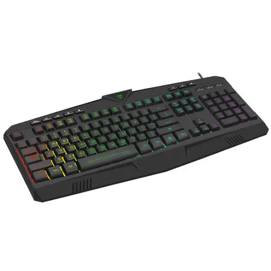 T-Dagger Submarine TGK205 Wired Gaming Keyboard 104 Membrane Key RGB Multimedia Backlit Keyboard