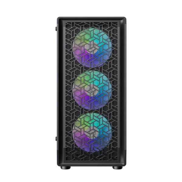 GameMax Forge AB ARGB Mid-Tower ATX Gaming Case - Black