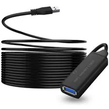 UGREEN 10321 USB 2.0 Active Extension Cable 10M – Signal Booster, Triple-Shielded USB-A Male to Female Cable
