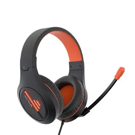 Meetion HP021 Black Gaming Headset – Dual 3.5mm + USB, In-Line Volume Control, USB Wired