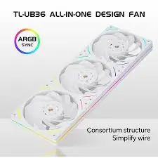 Thermalright TL-UB36RW 3-in-1 Reverse Blade ARGB 360mm Case Fan White