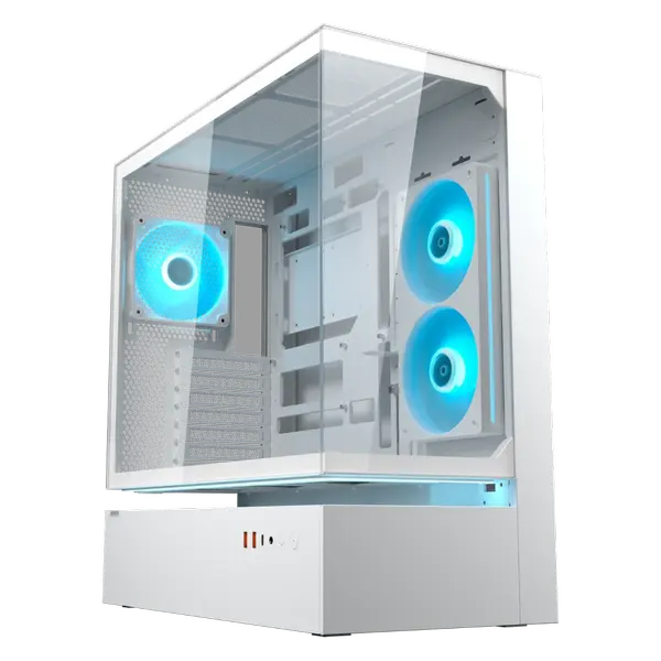 Cougar CFV235 RGB Free-Floating Mid Tower ATX Gaming Case White