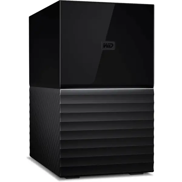 WD My Book Duo 4TB RAID External Hard Drive – USB 3.1, WD Red Drives, RAID 0/1 Configurable, Black