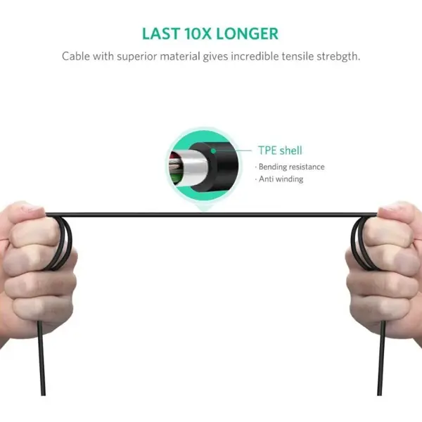 Ugreen USB-C Printer Cable 2M USB Type C to USB 2.0 Type B Printer Scanner Cable Cord High Speed Compatible for Brother HP Canon Lexmark Epson Dell Xerox Samsung etc and Piano DAC Black