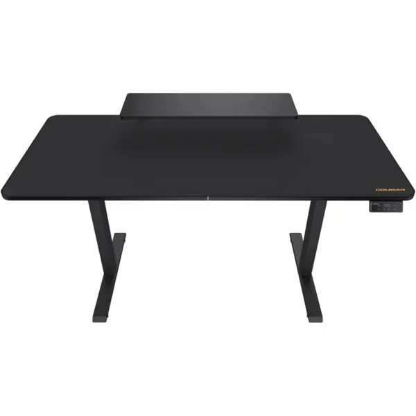 Cougar E-Star 140 Electric Gaming Desk, Adjustable Height, Memory Presets, Independent Monitor Stand, Cable Management, Full Desk Mousepad, Black