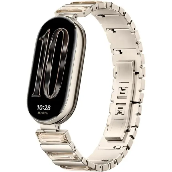 Xiaomi Smart Band 10 - 1.72" AMOLED Display, 21-Day Battery, Sleep & Fitness Tracker, Glimmer Gold