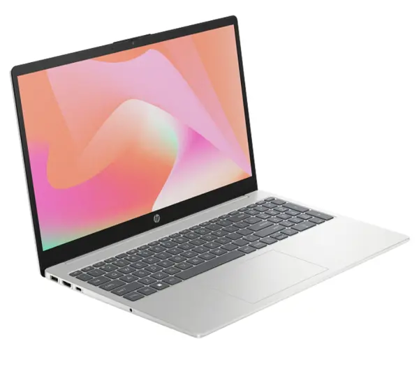 HP 15-FD0557NIA Laptop 13th Gen Intel Core i7-1355U, 8GB RAM, 512GB SSD, Intel Iris Xe Graphics, 15.6" Full HD Display, Backlit Keyboard – Natural Silver | High Performance Business & Student Laptop