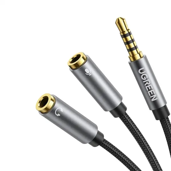 Ugreen 30619 3.5mm Male to 2 Female Audio Cable