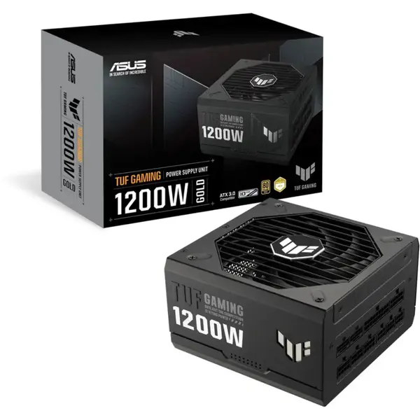 Asus TUF Gaming 1200W Gold PSU - Fully Modular, 80+ Gold, Ultra-Reliable - TUF-GAMING-1200G