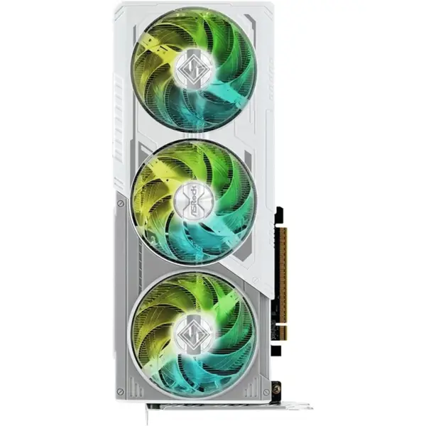 ASRock Radeon RX 9060 XT Steel Legend 8GB White Graphics Card - RDNA 4 1440p Gaming GPU