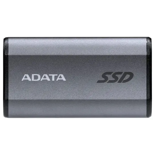 ADATA Elite SE880 External Solid State Drive, 1TB, USB3.2 Gen2x2 Type-C, Up To 2000MB/s Read Speed, Titanium
