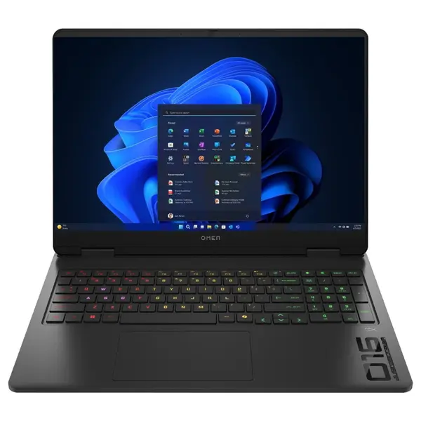 HP OMEN 16-AN0037WM Gaming Laptop, Intel Core Ultra 7 255H, 16GB DDR5, 1TB PCIe Gen4 NVMe M.2 SSD, GeForce RTX 5060 8GB, Windows 11 Home, 16" 2K 165Hz, Shadow Black
