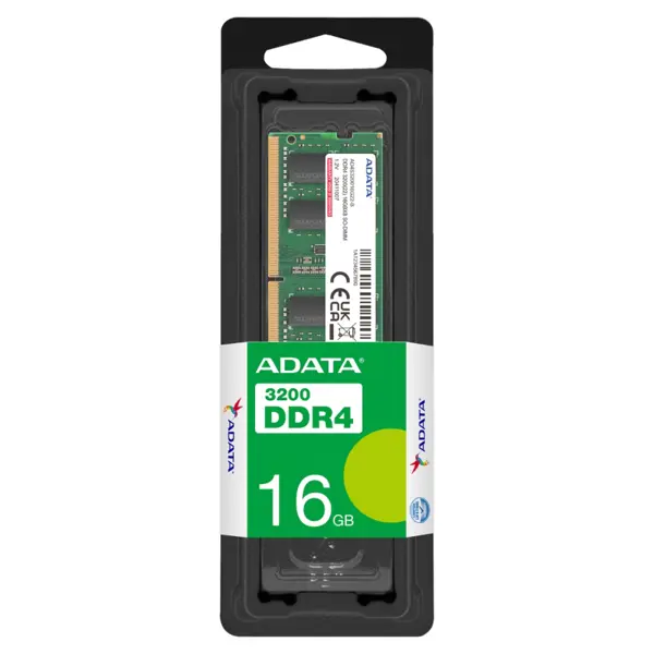 ADATA Premier 16GB DDR4 3200MHz SO-DIMM Laptop Memory Single 1x16GB Module, CL22, 1.2V