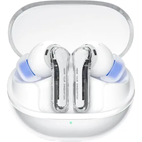 SoundPEATS Clear Wireless Earbuds - White