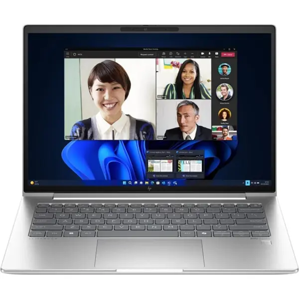 HP EliteBook 640 G11 Laptop, Intel Core Ultra 5 125H, 8GB DDR5, 512GB SSD, 14" WUXGA Display, Intel Arc Graphics, Backlit Keyboard, Silver, With Bag (Official Warranty)