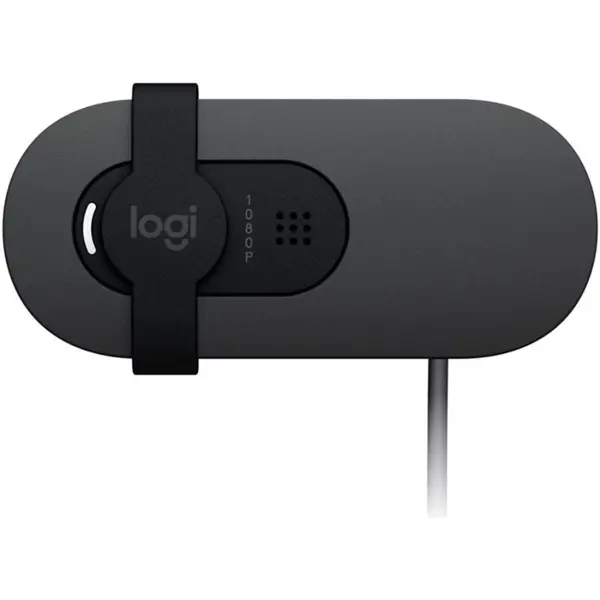 Logitech BRIO 105 FHD 1080p Business Webcam with Auto Light Balance | Certified for Google Meet | Works with Chromebook | Privacy Shutter