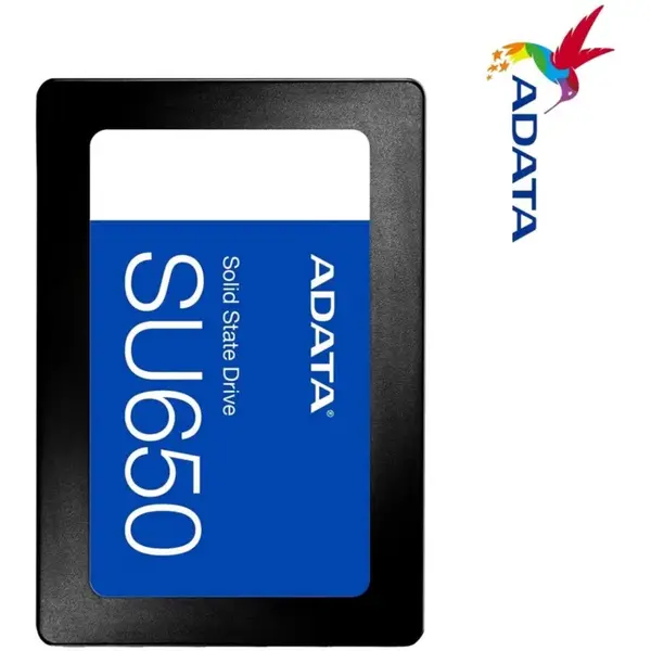 ADATA Ultimate SU650 512GB SSD 3D-NAND 2.5" SATA III Solid State Drive - ASU650SS-512GT-R