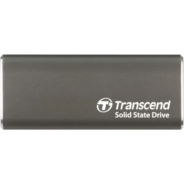 Transcend ESD265C Portable SSD 1TB, USB 3.2 Gen 2, Up To 1050MB/s, Iron Gray