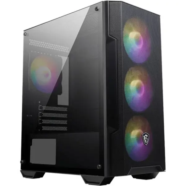 MSI MAG Forge M100A Mesh Certified Micro-ATX Tower Case Black