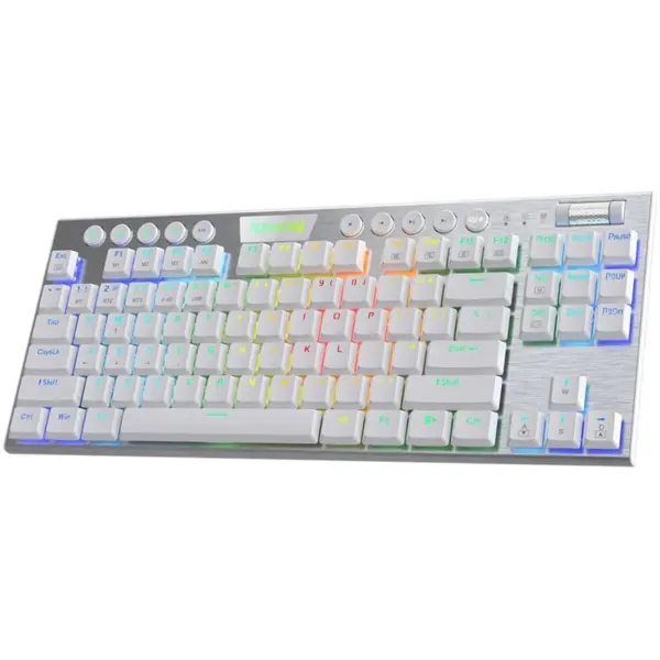 Redragon K621 Horus Pro TKL Wireless RGB Mechanical Gaming Keyboard - White