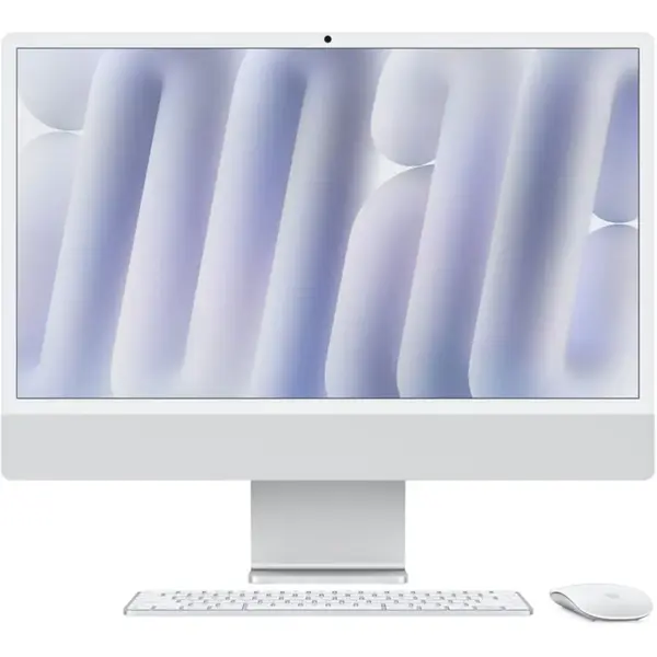 Apple 24" iMac With M4 Chip, Apple M4 8-Core CPU, 16GB Unified RAM, 256GB SSD, 24" 4480 x 2520 Retina Display, 8-Core GPU, macOS, Silver