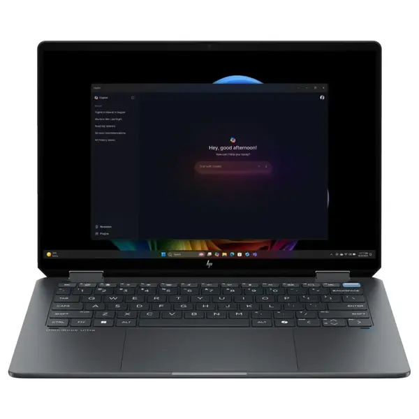 HP OmniBook 14 FH0033DX Ultra Flip Laptop, Intel Core Ultra 9 288V, 32GB RAM 2TB SSD, 14" 3K 1800p UWVA OLED X360 Touchscreen, Fingerprint Reader Backlit Keyboard, Windows 11, Eclipse Gray