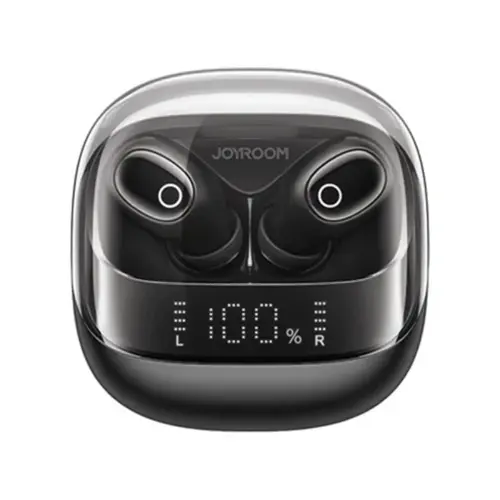 Joyroom JR-DB2 True Wireless Earbuds With Digital Screen - Black / White