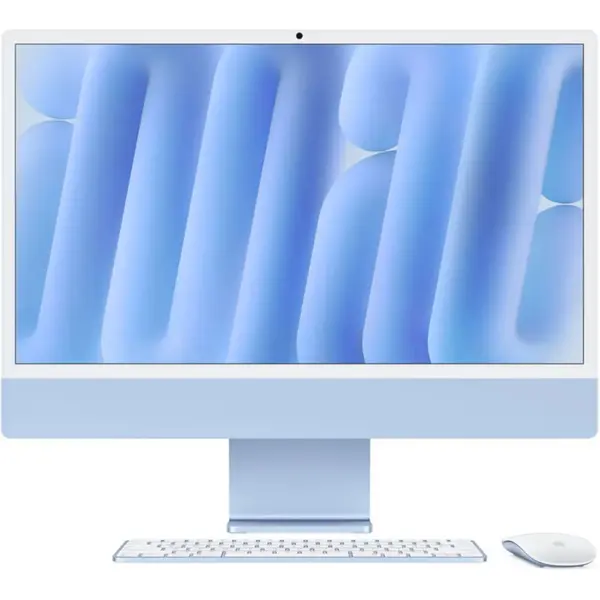 Apple 24" iMac With M4 Chip All-in-One Desktop, M4 10-Core CPU, 16GB Unified RAM, 512GB SSD, 24" 4480 x 2520 Retina Display, Blue