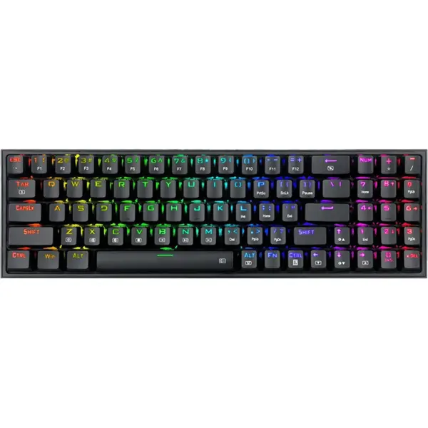 Redragon K628 POLLUX PRO 75% Wireless RGB Gaming Keyboard - Black