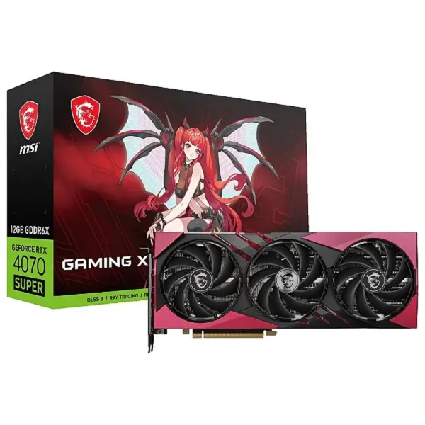 MSI GeForce RTX 4070 SUPER 12GB GAMING X SLIM Graphics Card
