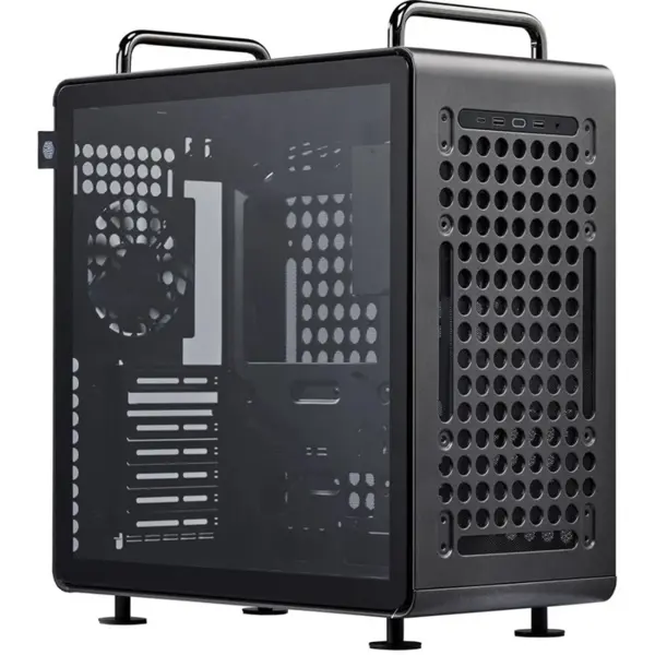Cooler Master QUBE 540 High-Airflow ATX Mid-Tower Case, Up To 415mm Graphics Card, USB 3.2 Gen 2x2 Type C, Stardust Iron