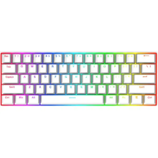 Redragon K630W Dragonborn RGB Mechanical Gaming Keyboard - White