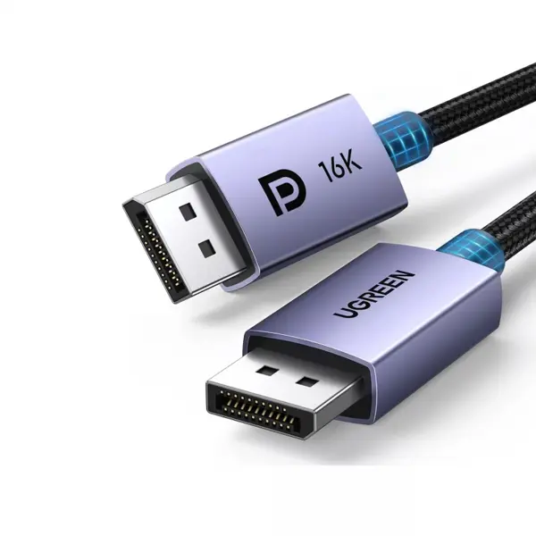 UGREEN 15384 16K DisplayPort Cable 2.1 (VESA Certified) FreeSync G-Sync Video Card Monitor 2M