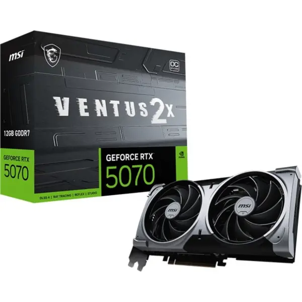 MSI GeForce RTX 5070 12GB VENTUS 2X OC Graphics Card