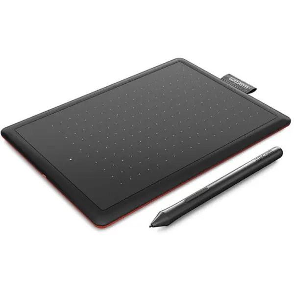 One by Wacom CTL-472/K0-C Small Creative Pen Tablet Black | Red