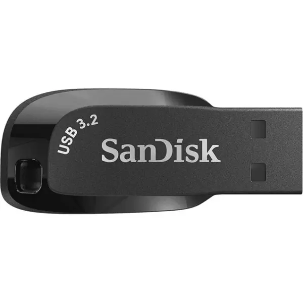 SanDisk Ultra Shift 128GB USB 3.2 Gen 1 Flash Drive – Up To 100MB/s High-Speed USB-A Pen Drive Black