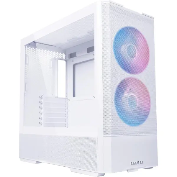 Lian Li Lancool 207 Compact ATX RGB Gaming Case Tempered Glass White