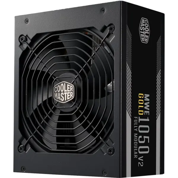 Cooler Master MWE Gold 1050 V2 Power Supply, Fully Modular ATX 3.0, 80 PLUS Gold, 140mm Silent Fan