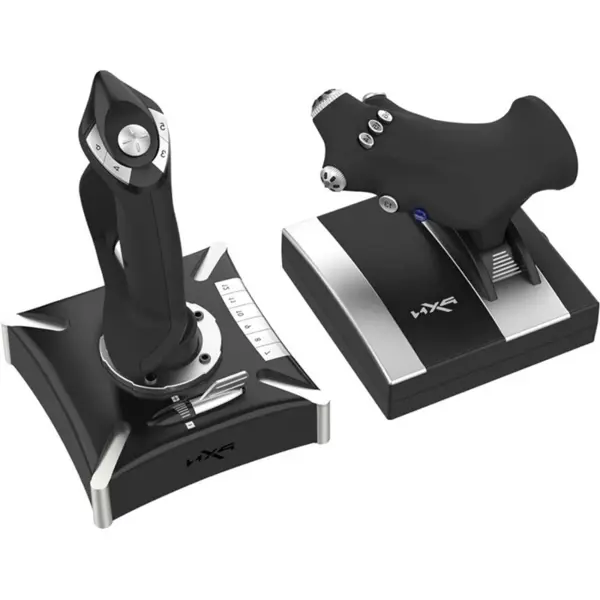 PXN 2119 Pro PC Joystick, 8-Way Hat Switch, Vibration Function, Black