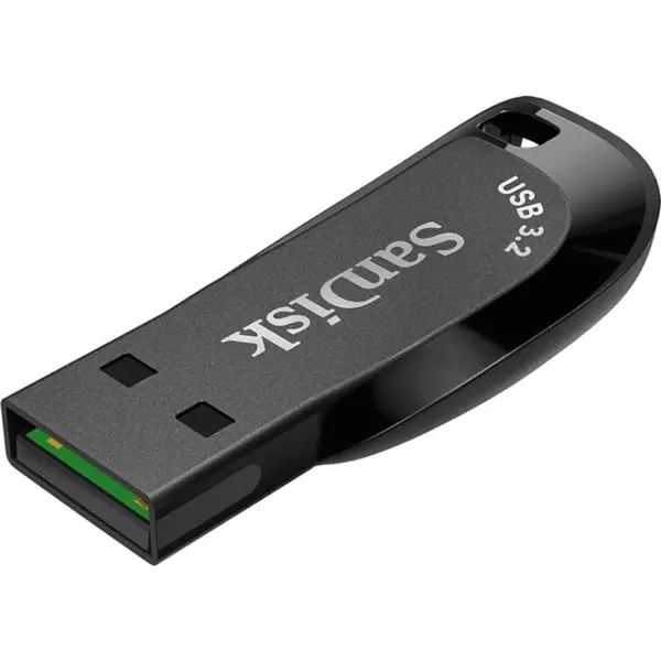 SanDisk Ultra Shift 128GB USB 3.2 Gen 1 Flash Drive – Up To 100MB/s High-Speed USB-A Pen Drive Black