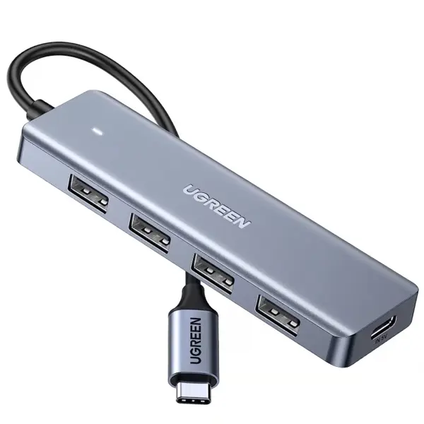 UGREEN 70336 USB C to 4 Ports USB 3.0 Hub 5Gbps Data Transfer