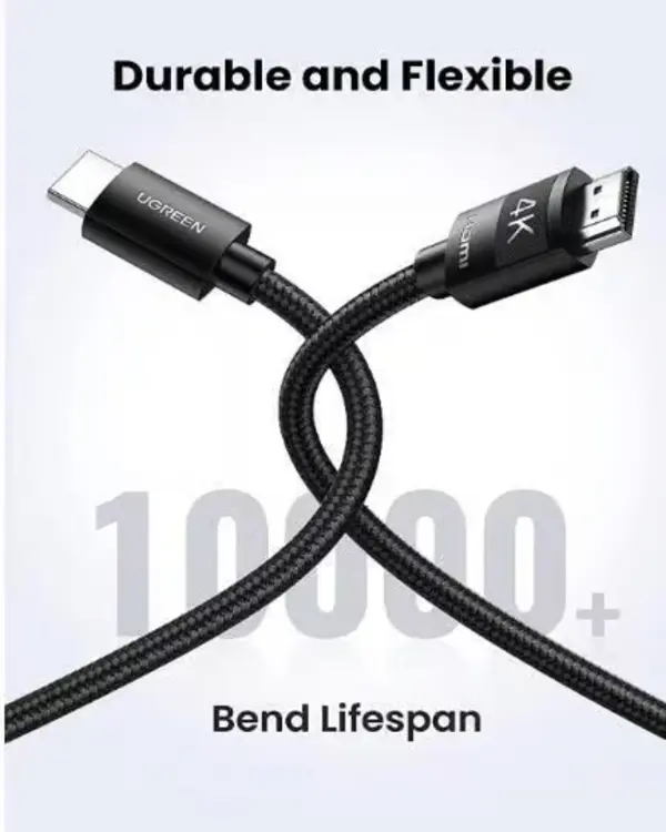 UGREEN 40104 4K HDMI Male to Male Cable Braided 10M