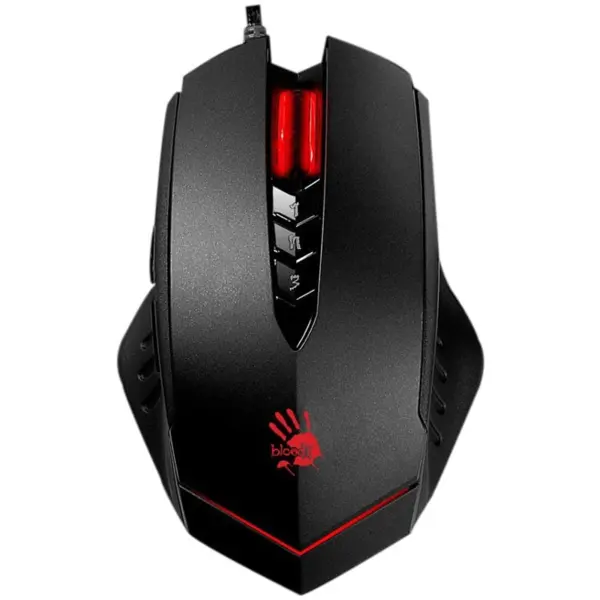 Bloody V8M X'Glide Multi-Core Wired Gaming Mouse 3200 CPI Optical Sensor RGB Gaming Mouse with 8 Programmable Buttons