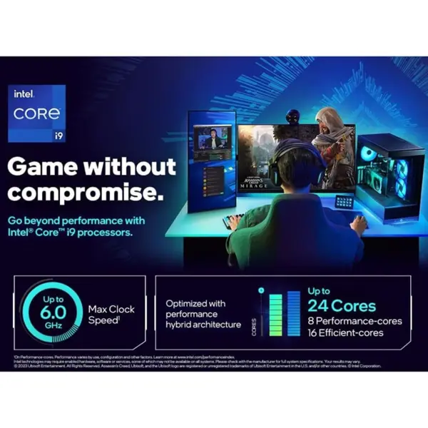 Intel Core i9-14900K New Gaming Desktop Processor - 24 Cores - 32 Threads - Unlocked - 14th Gen - Socket LGA1700 - Tray Pack