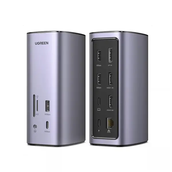 UGREEN 90325 USB C Triple Display Docking Station (12-in-1)