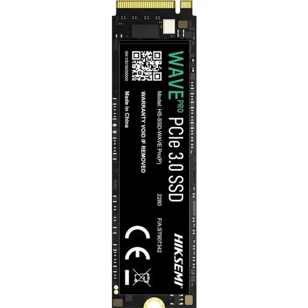 Hiksemi Wave 512GB NVMe PCIe 3.0 M.2 SSD, Up To 2500MB/s Read, HS-SSD-WAVE-P-512G