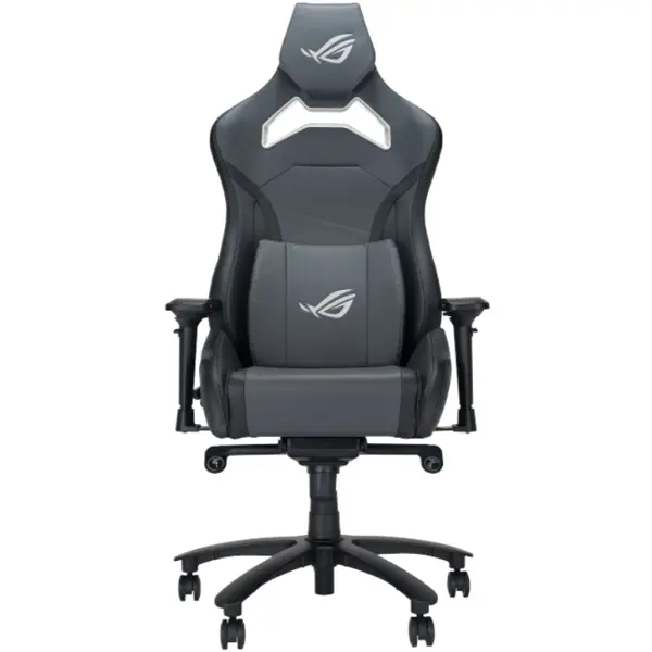 ASUS ROG Chariot X Core Gaming Chair Grey – Premium Ergonomic Gaming Chair with 4D Armrests, Memory Foam Lumbar & Recline Support