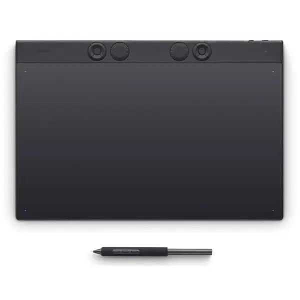 Wacom Intuos Pro Large Digitiser PTK870K0B, 8192 Pressure Levels, Tilt Recognition, Multi-Touch, USB-C, Bluetooth, Black